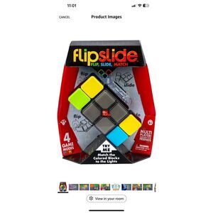 Flip Slide hand held matching speed game